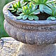 Aged Vase Vintage concrete, garden vase, street vase. Vases. Decor concrete Azov Garden. My Livemaster. Фото №5