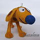 Заказать Игрушка  из войлока (шерсти) "Котопес". Наталия (Notic) (wool-toys). Ярмарка Мастеров. . Мягкие игрушки Фото №3