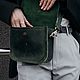 Кожаная сумочка "Джейн" в зеленом цвете. Классическая сумка. Heisen. Ярмарка Мастеров.  Фото №4