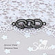 КР45 Коннектор с фианитами "Цепь". Корейская фурнитура. Коннекторы. Shatonshop. Ярмарка Мастеров.  Фото №5