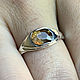 Женское золотое кольцо с негретым желтым Сапфиром (1,64ct). Кольца. Ведические кольца драгоценные камни (bauroom). Ярмарка Мастеров.  Фото №6