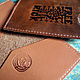 Order Leather passport cover ' Rick Sanchez '. VOLGA-VOLGA. Livemaster. . Cover Фото №3