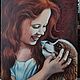 Картина маслом Девочка с собакой. Картины. Козютенко Елена (Kozyutenko Elena). Ярмарка Мастеров.  Фото №6