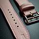 Ремешок для часов / кожаный ремешок  apple watch. Ремешок для часов. ArtizanLeather. Интернет-магазин Ярмарка Мастеров.  Фото №2