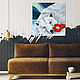 The painting on wood 75x75sm "Polar night". Pictures. EVAG. My Livemaster. Фото №5