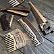 Заказать Деревянный карманный гребень со вставкой для бороды. WoodooPeople: деревянные изделия. Ярмарка Мастеров. . Гребни Фото №3