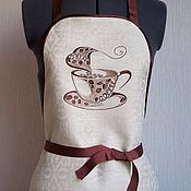 Платки: Льняной платок на шею с вышивкой Перышко