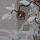 Картина в экостиле Натюрморт с жемчугом и кружевом. Картины. Elena.artquilt. Ярмарка Мастеров.  Фото №6