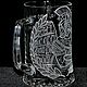 Spartan. Beer mug. Wine Glasses. ArtGraving. Online shopping on My Livemaster.  Фото №2
