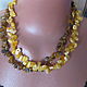 Amber beads 'Contrasts' of 2 strands of natural amber, Necklace, Moscow,  Фото №1