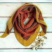 Snood with braids, wool