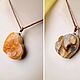 Amber. Pendant 'Facets of the heart' amber silver. Pendants. Frollena II. Natural Baltic amber. My Livemaster. Фото №6