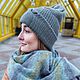 Вязаная шапка  унисекс. Шапки. Vitorywool студия ручного вязания. Интернет-магазин Ярмарка Мастеров.  Фото №2