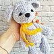 Knitted toy-plush puppy Buddy. Stuffed Toys. Studio knitted decor COZYHOME. My Livemaster. Фото №6