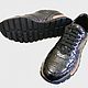 Zapatillas de deporte de cuero genuino de cocodrilo, en color negro. Sneakers. SHOES&BAGS. My Livemaster. Фото №4