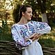 Вышиванка в стиле Бохо Птица счастья. Платья. Руслана Козуля. Интернет-магазин Ярмарка Мастеров.  Фото №2