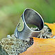 Wide ring silver off-Season, brass, copper. Rings. dikoobraz. My Livemaster. Фото №4