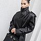 Тренч из натуральной кожи black chocolate. Плащи. YANA KRAFT BRAND. Интернет-магазин Ярмарка Мастеров.  Фото №2