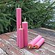 Pink wax candles, 20cm, Ritual candle, St. Petersburg,  Фото №1
