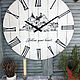 Wall clock ' White. With lock' 55 cm. Watch. Zuli. My Livemaster. Фото №6