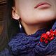 Синие серебряные серьги из лазурита. Серьги классические. Mashuta_jewelry. Интернет-магазин Ярмарка Мастеров.  Фото №2