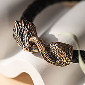 Украшения handmade. Livemaster - original item Dragon bracelet bronze. Handmade.