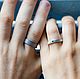 Комплект обручальных колец с черным Swarovski от WickerRing. Кольца обручальные. WickerRing. Ярмарка Мастеров.  Фото №4