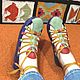 Туфли летние на шнуровке "Multicolor". Туфли. ELKOVA  Дизайнерская обувь. Ярмарка Мастеров.  Фото №7