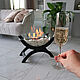 Bio fireplace outdoor Lounge 'Black'. Fireplaces. Woodkamin - wood fireplaces. My Livemaster. Фото №6