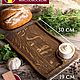 Plato de carne con salsa de porcelana. Color carbón'. Cutting Boards. derevyannaya-masterskaya-yasen (yasen-wood). Ярмарка Мастеров.  Фото №4