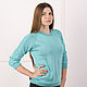 Women's sweater - turquoise, Sweaters, Krasnodar,  Фото №1
