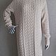 Платье "Пшеница 2" 100% кашемир бэби. Платья. Вера / Kirshvery_knit (kirshvery) (kirshvery). Интернет-магазин Ярмарка Мастеров.  Фото №2
