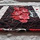 Patchwork, quilted mural 'Roses in November'. Pictures. Art-quilt by Natalia Turchaninova. My Livemaster. Фото №4