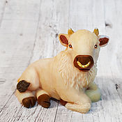 Косметика ручной работы handmade. Livemaster - original item Handmade Calf soap bull as a gift. Handmade.
