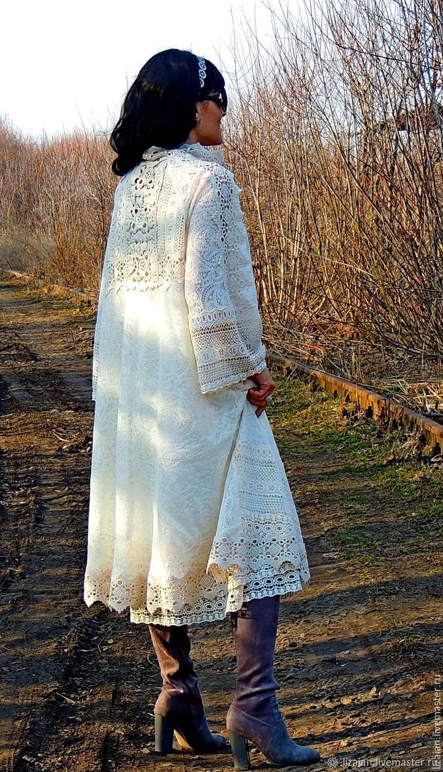 Платье Бохо Вязание