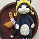 Вязаная игрушка кот Том с гусенком, идея подарка. Амигуруми куклы и игрушки. Наталья Белоногова (Rukodela). Ярмарка Мастеров.  Фото №6