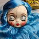 Кукла Блайз Мальвина в винтажном стиле. Custom Blythe doll. Кукла Кастом. My_Wonderful_Blythe. Ярмарка Мастеров.  Фото №6