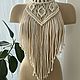 Заказать Чокер макраме молочного цвета. Love.macrame.decor. Ярмарка Мастеров. . Чокер Фото №3