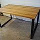 Dining table made of oak 800h1400, Tables, Moscow,  Фото №1