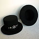 Black cylinder hat, custom tailoring, Carnival Hats, Kaliningrad,  Фото №1