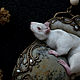  ' Sapiens albus rat' miniature, modern, sculpture. Necklace. House Of The Moon Dew. Online shopping on My Livemaster.  Фото №2