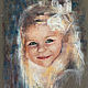 Детский портрет по фотографии, Картины, Новомосковск,  Фото №1