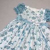 Платье детское нарядное Персиковое чудо