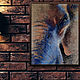 Painting for the loft Abstract Elephant (gray-blue brick). Pictures. Pastelena. Online shopping on My Livemaster.  Фото №2