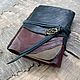 Совушка Блокнот А6 ручной работы из натуральной кожи бохо. Блокноты. Iron Arm Leatherworks (Екатерина). Ярмарка Мастеров.  Фото №5