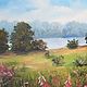 Summer landscape 'Kiprei', oil painting on canvas 40h50 cm. Pictures. Kind paintings by Irina Belozerova. My Livemaster. Фото №4