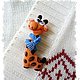 Брошь "Жираф Жора". Брошь-булавка. Ксения Авторские украшения (ksu-handart). Интернет-магазин Ярмарка Мастеров.  Фото №2