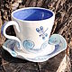 Decorative vase 'Dragonfly'. Single Tea Sets. author's ceramics. My Livemaster. Фото №5