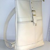 Leather backpack-bag