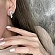 Винтаж: Серьги Cartier из серебра. Серьги винтажные. silver-store. Ярмарка Мастеров.  Фото №4
